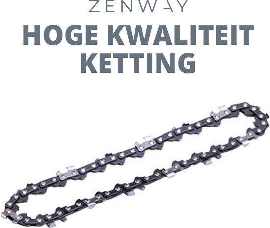 plotseling Notitie Raap Zenway - Ketting voor Zenway Mini Kettingzaag met accu | bol.com