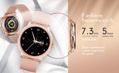 Tijdspeeltgeenrol - GO smartwatch - Smartwatch Dames - Smartwatch Dames Rose Goud - Smartwatches - Smartwatch Android - Smartwatch IOS