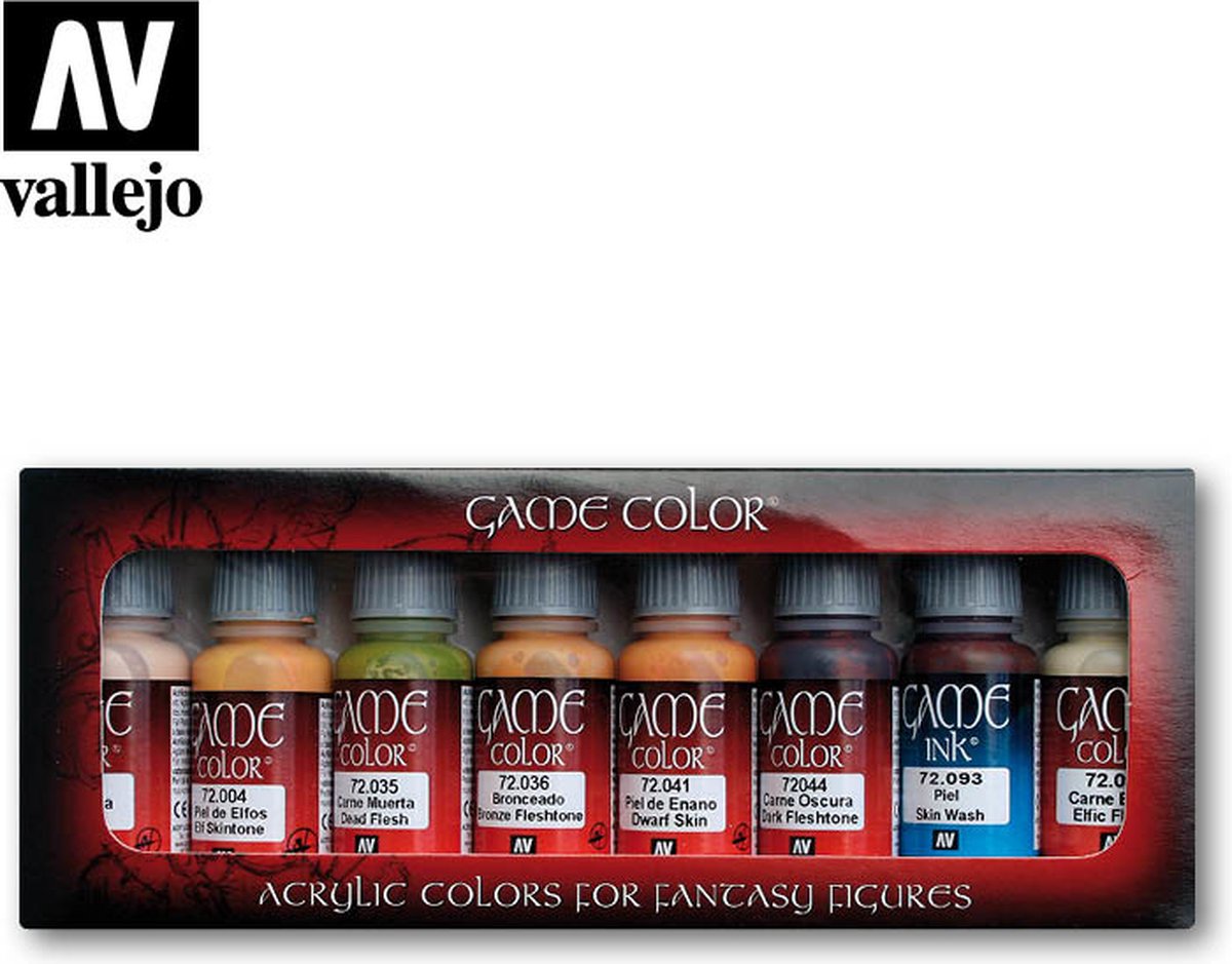 Vallejo - Game color set: Extra Opaque colors 8x17 ml. - plastic