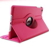 Bookcase voor iPad Mini 6 Flip Stand 360° Roze Luxe Smart Book Draaibare Case Gekleurde Tablethoes.
