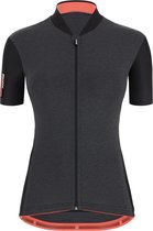 Santini Fietsshirt Korte mouwen Zwart Dames - Colore S/S Jersey For Women Black - L