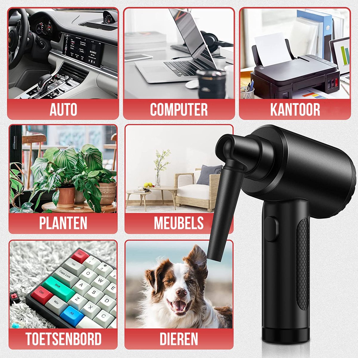 Strex Air Duster Draadloos – 6000mAh - Afbeelding 7