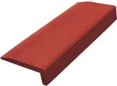 Rubber rand Speelplaats Rood - L vormige opsluitband - 100 x 40 x 14.5 cm