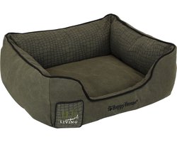 Happy-House Casual Living - Hondenmand - Groen-Grijs - L - 75 x 95 cm
