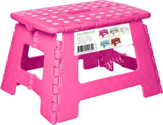 Stooly  Tabouret pliable rose