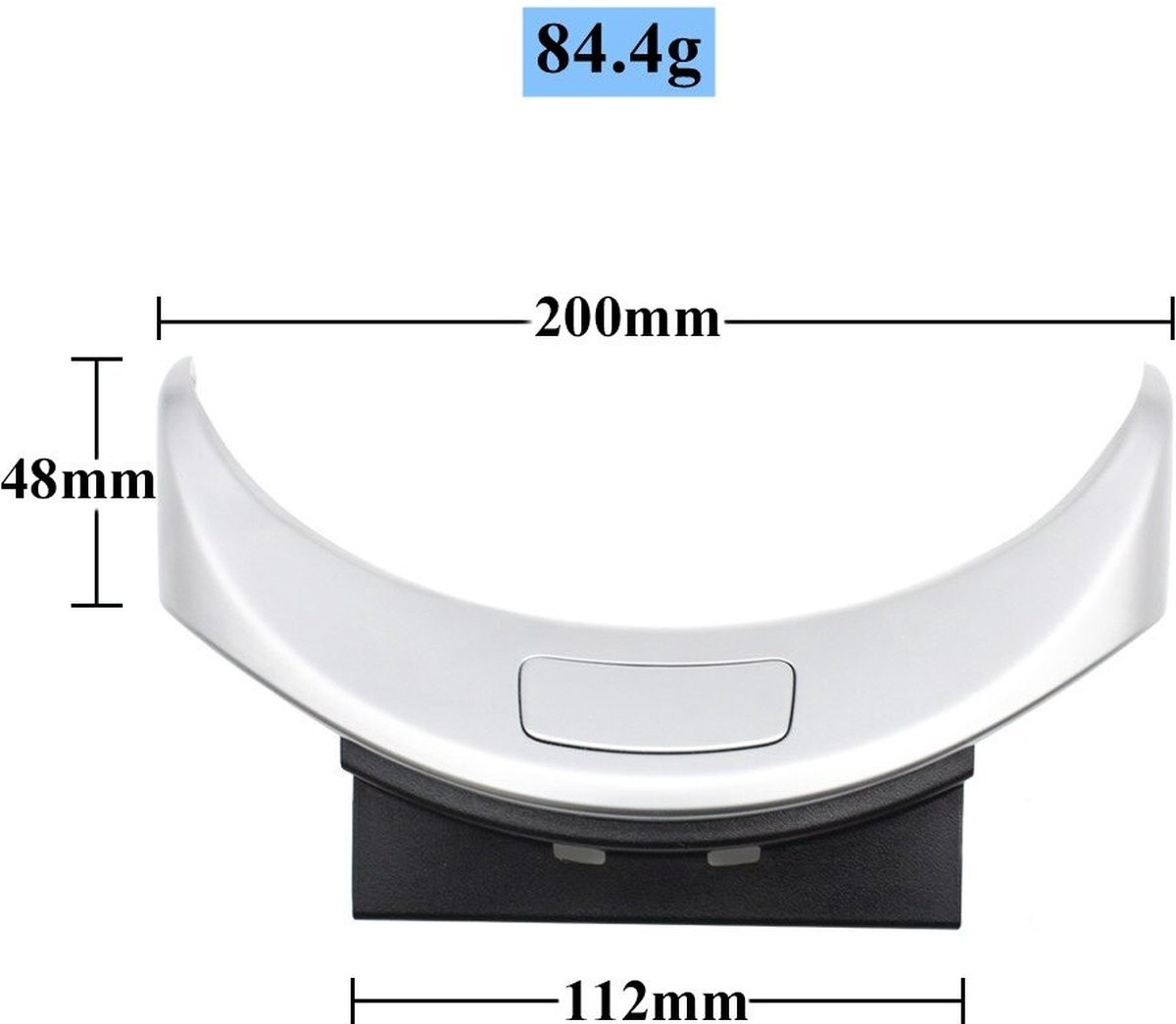Kaufe Auto Mittelkonsole Armlehne Aufbewahrungsbox Knopfabdeckung Trim für Mercedes Benz W205 C180 C200 C250 C300 X253 GLC250 GLC300 GLC350e zum Preis ab 12