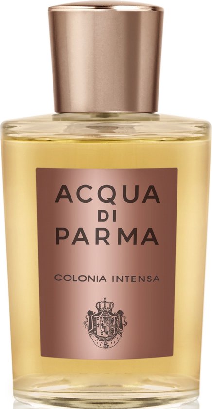 Acqua di Parma Colonia Intensa eau de cologne fles met koperkleurige dop.
