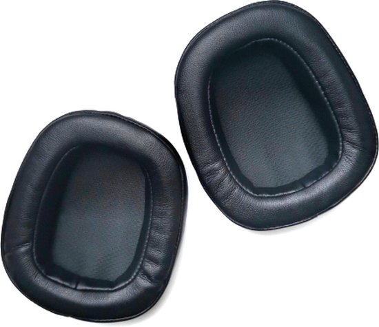 Geekria Comfortabele zachte velours vervangende oorkussens voor Logitech G Pro/Prox/ProX2/433/233 hoofdtelefoon oorkussens, reparatieonderdelen met videogids (zwart