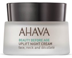AHAVA Nachtcrème - Lift & Verstevigt | Diepe Hydratatie | Anti-Rimpel & Anti-Aging | Vegan & Vrij van Alcohol en Parabenen | SPF-20 | Gezichtscrème voor mannen & vrouwen | Moisturizer voor een droge huid & gezicht - 50ml