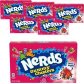 6x Nerds Gummy Clusters 85 grammes - Value Pack Bonbons
