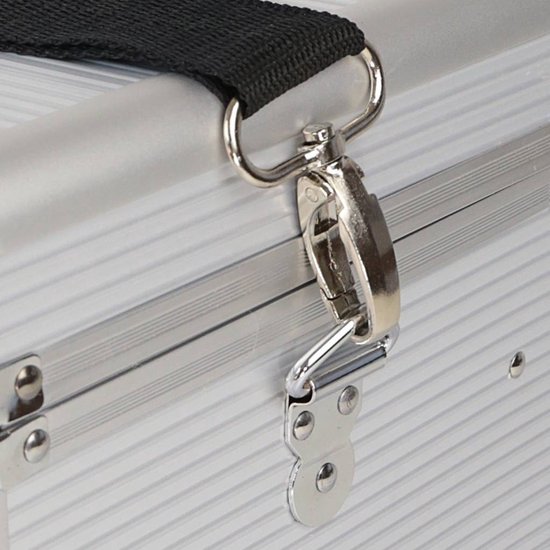 EHBO koffer, aluminium medicijnenkoffer, artsenkoffer, verbandtas zilver.  40 x 22,5 x... | bol.com