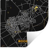Stickers muraux - Plan de Ville - Black and Gold et Or - Rouges - Plan - Plan - 100x100 cm - Film Adhésif XXL