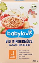 babylove Babymaaltijd Kindermuesli Bio Banaan-Strawberry vanaf 1 jaar, 200 g