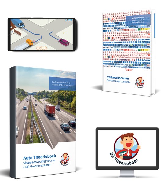 Auto Theorieboek Rijbewijs B 2026 met 60 online Online exame ... - cover