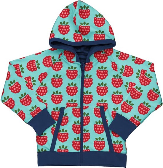 Maxomorra Jacke Cardigan Hood Reversible WOLF