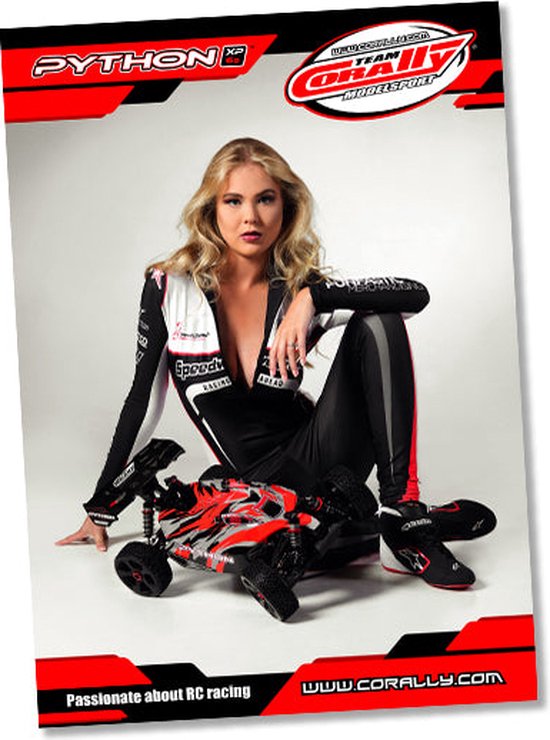 Team Corally - Poster Python - Vertical - 84x60cm | bol.com