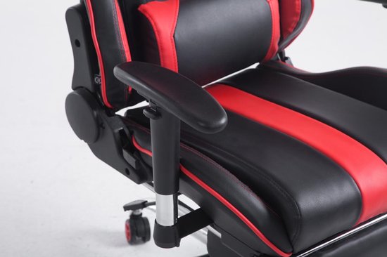 Fauteuil de bureau Racing gamer Turbo XL - CLP - Noir - Jaune - Similicuir  - Hauteur réglable - Repose-pieds - Cdiscount Maison