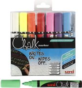 Chalk Marker, lijndikte 1,8-2,5 mm, 8 stuk/ 1 doos