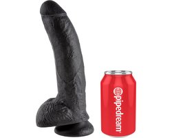 Pipedream King Cock realistische dildo Cock - With Balls zwart - 9 inch