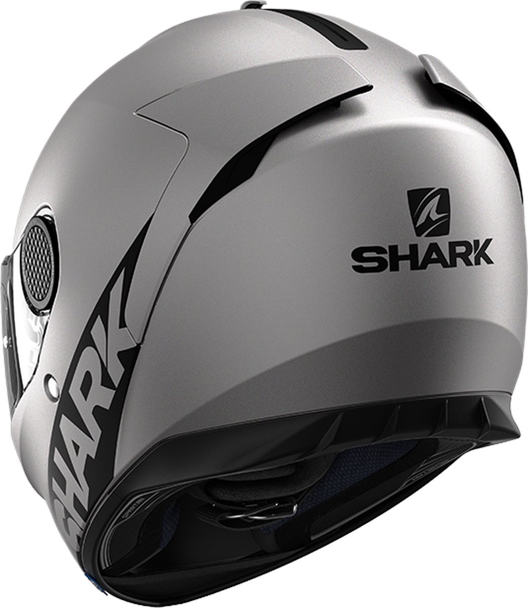 SHARK SPARTAN 1.2 BLANK Motorhelm integraalhelm Mat Antraciet Mat - Maat XL – foto 4