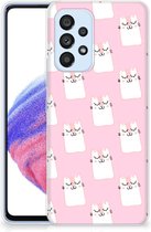 GSM Hoesje Geschikt voor Samsung Galaxy A53 5G Beschermhoesje Sleeping Cats