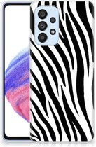 Trendy Telefoonhoesjes Geschikt voor Samsung Galaxy A53 5G Smartphone hoesje Zebra