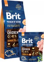 Brit Premium by nature Senior S+M 3 kg