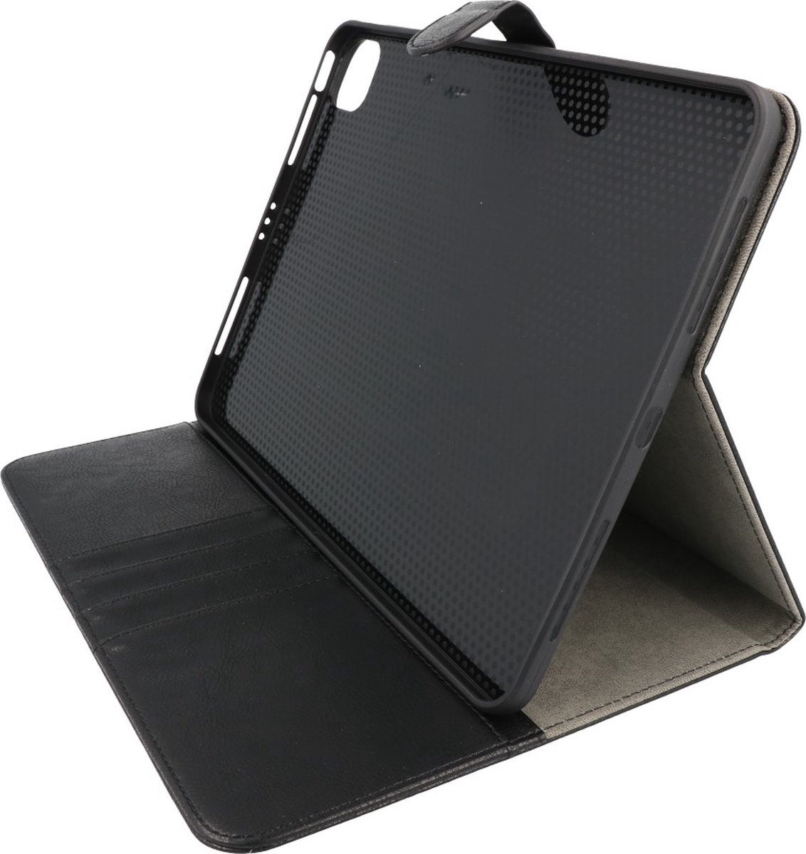 Tablet Hoesje - Premium Book Case - Geschikt voor de iPad Pro 11 2021 / 2020 / 2018 & iPad Air 5 2022 / iPad Air 4 2020 - Zwart