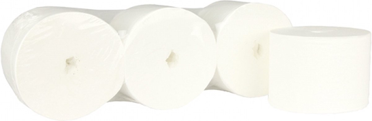 Toiletpapier Compact Coreless 2-Laags, 24 rol. 100 mtr. | Praktisch, Zuinig en Duurzaam