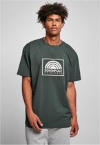 Urban Classics Heren Tshirt -M- Square Logo Groen