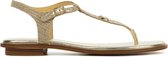 Michael Kors Sandalen Vrouwen - Mallory Thong - Maat 39 - Goud