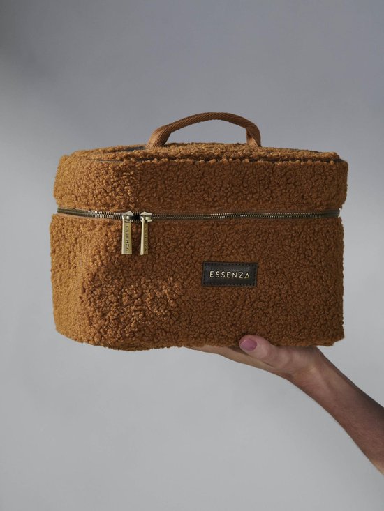 ESSENZA Tracy Teddy Beauty Case Cuir Marron - TAILLE UNIQUE