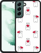 Galaxy S22+ Hardcase hoesje Lovely Bears - Designed by Cazy