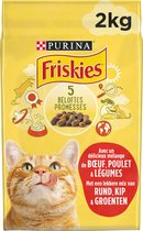 Friskies - Katten droogvoer Rund, Kip & Groenten - 2000g