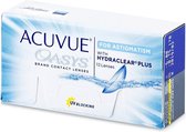 Acuvue Oasys for Astigmatism (12 lenzen) Sterkte: -7.00, BC: 8.60, DIA: 14.50, cilinder: -1.25, as: 120°