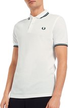 Fred Perry - Polo M3600 Wit - Modern-fit - Heren Poloshirt Maat XL