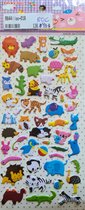 Dieren stickervel 50 stickers