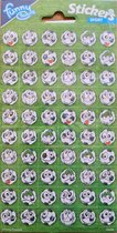 Voetbal stickervel 60 stickers