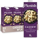 Plenish - Biologische Cashewmelk - 8 x 1 Liter