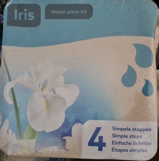 Moerings - Droogverpakking waterplant - witte iris