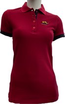 KAET - Polo - T-shirt - Dames (Bordeaux-donkerblauw) - Maat - L