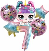 LOL Folieballon verjaardag decoraties voor verjaardags decoratie  Nummer 7