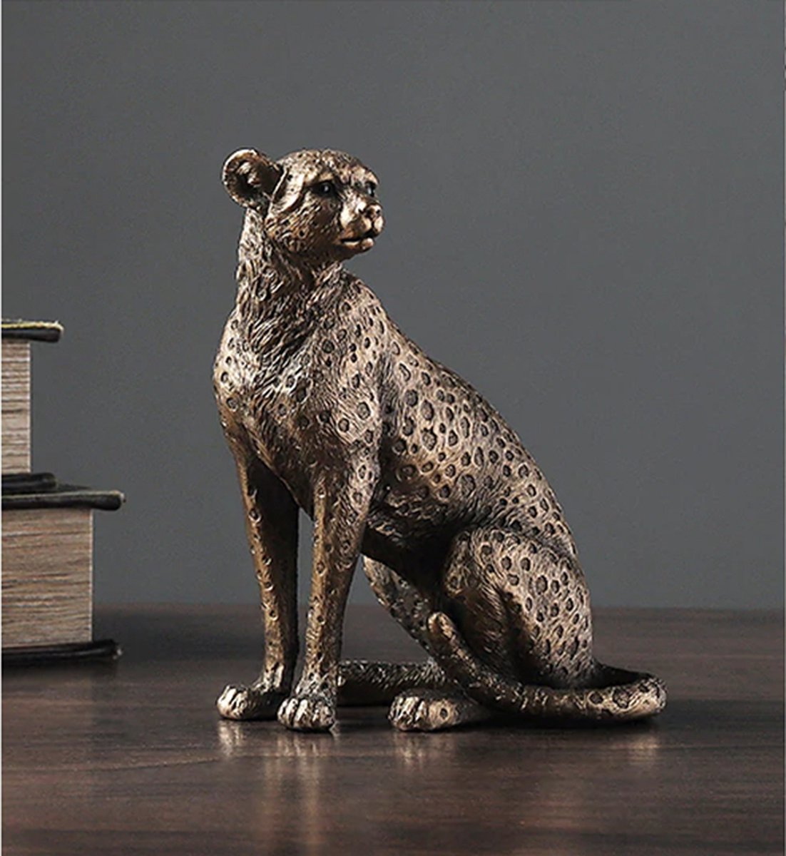 Casablanca decoratieve sculptuur figuur Steampunk Horse van kunsthars - accessoires woonkamer - cadeau - kleur: zilver koper - hoogte 34 cm Casablanca decoratieve sculptuur figuur Steampunk Horse van kunsthars - accessoires woonkamer - cadeau - kleur: zilver koper - hoogte 34 cm