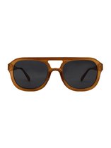 Retro aviator sunglasses brown