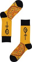 Colorcool Heren Sokken | Mandala Ethnic Patterned Socks | Katoen  | 41-46 | Normale boord - Naadloos - Geen Padding