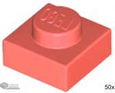 LEGO Plaat 1x1, 3024 Coral 50 stuks