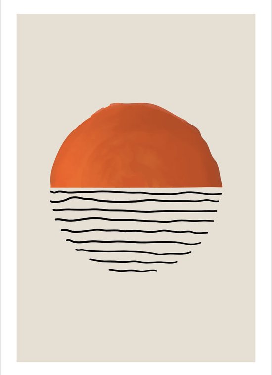 Artful Sunrise - Poster - A4 - 21 x 29.7 cm