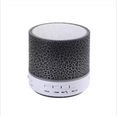 Led Mini Draagbare Speaker USB/TF Card Bluetooth Kleur Zwart