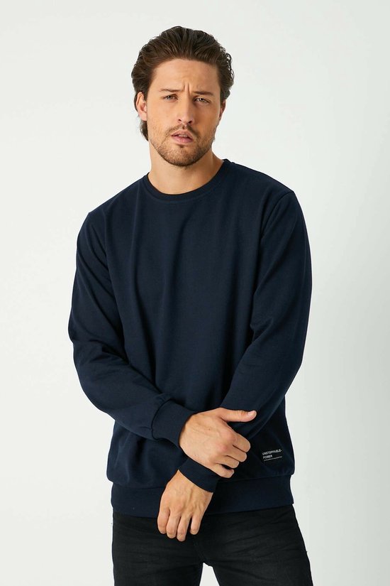 Comeor Sweater heren - blauw - sweatshirt trui - XL