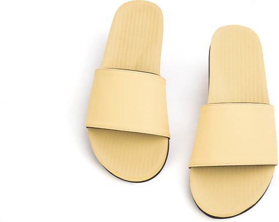 Indosole Slides Essential Light Dames Slippers - Geel - Maat 35/36